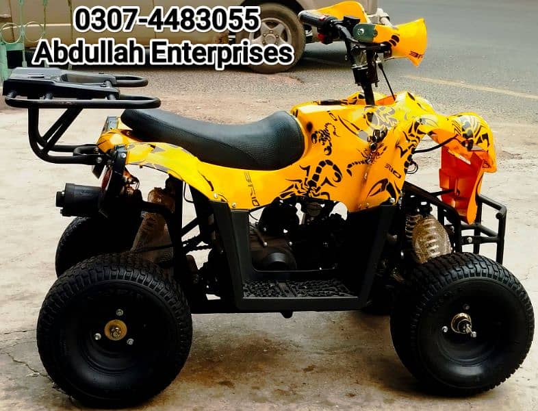 Road tyres 107cc fully recondition Dubai import bike atv quad for sale 2