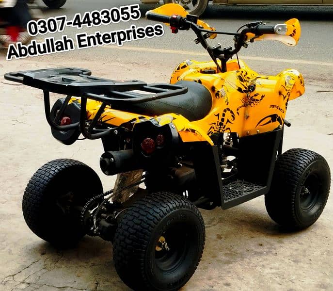 Road tyres 107cc fully recondition Dubai import bike atv quad for sale 6