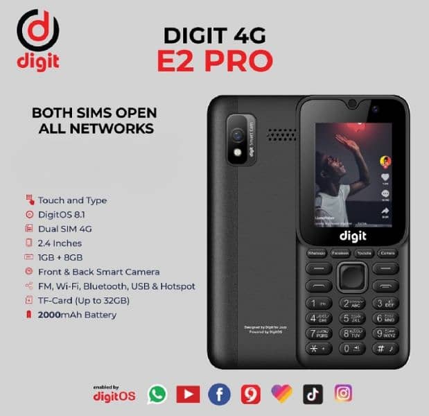 Jazz Digit 4G E2 Pro TouchScreen 1