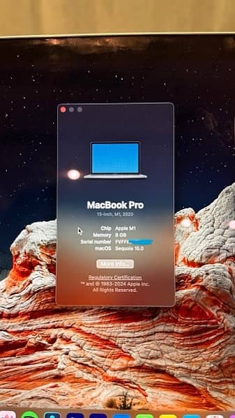 Macbook Pro 2020 M1 8/512gb 30 charge cycles 4