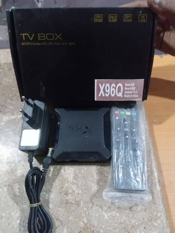 TV Box X96Q Ram:4GB, Rom: 64GB, Android: 12.0 2