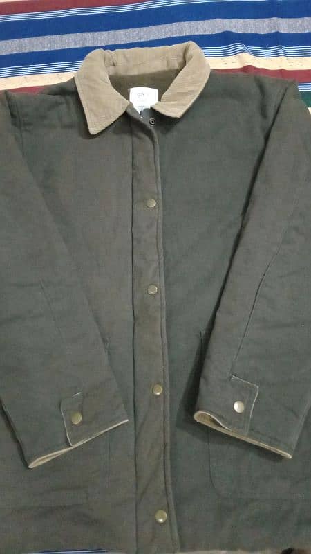 Green Colour Decent and Warm Jacket For sale 1