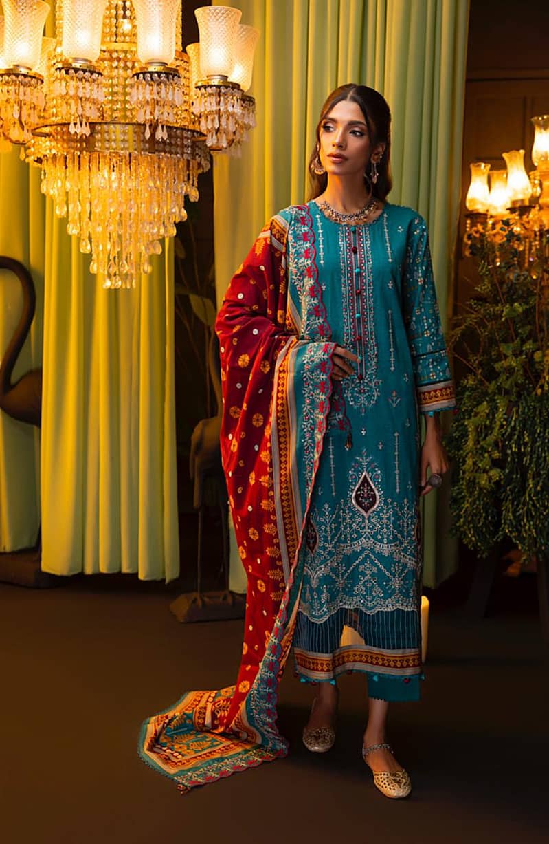 Salina Khadder with Cutwork Dupatta Limited Edition 8