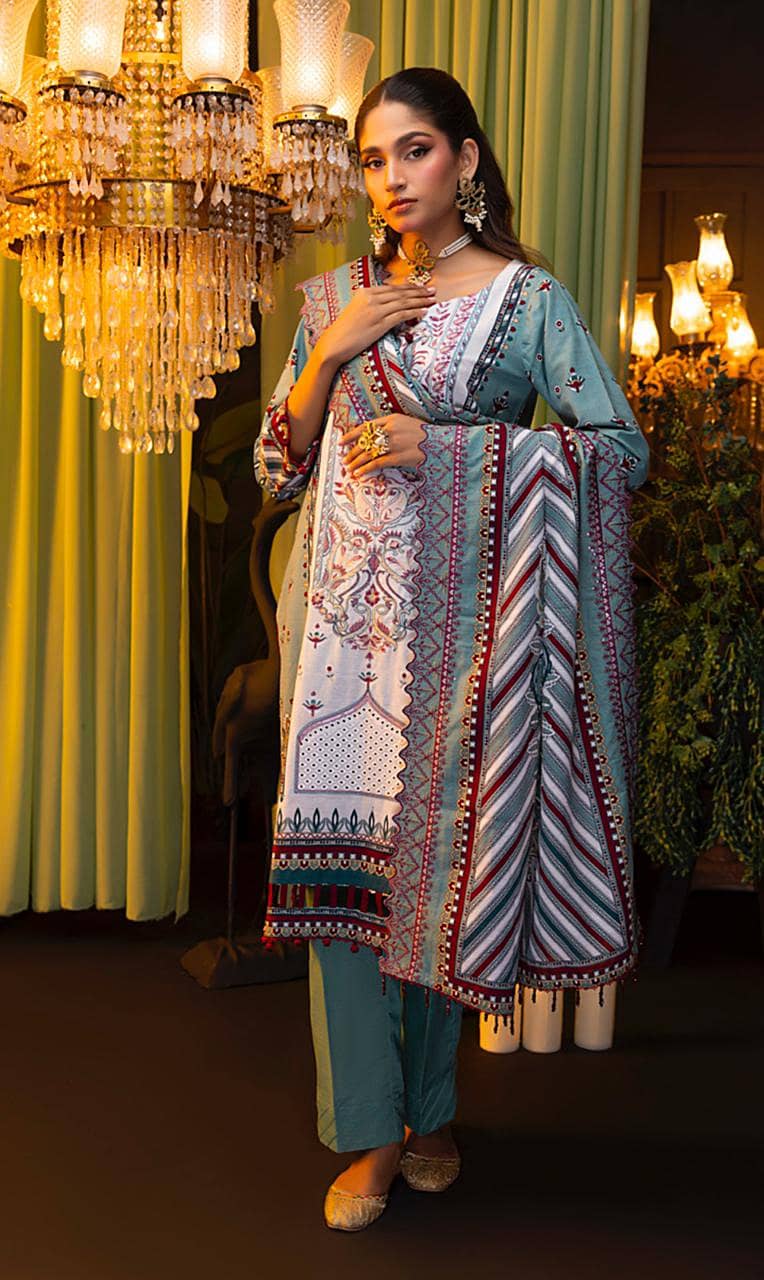 Salina Khadder with Cutwork Dupatta Limited Edition 9