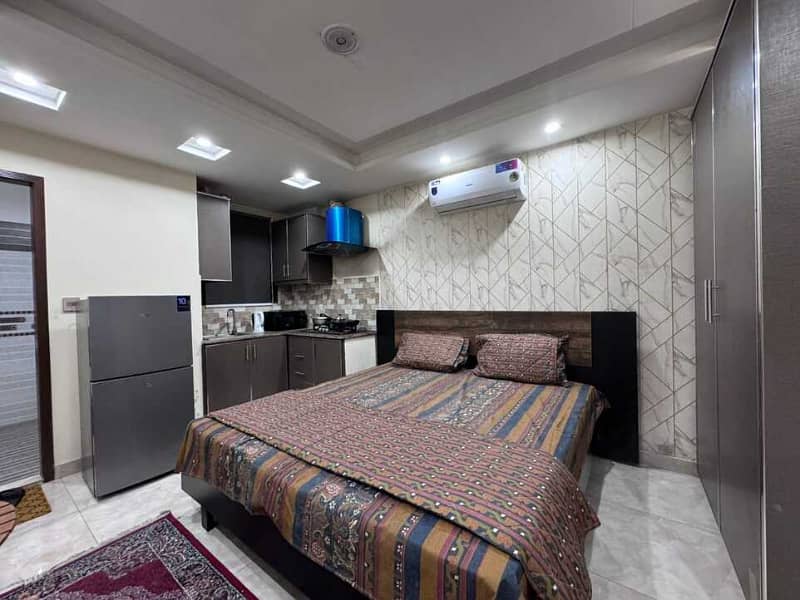 1 Bed Luxury apartment Available For Sale in Sector D Bahria Town Lahore 0