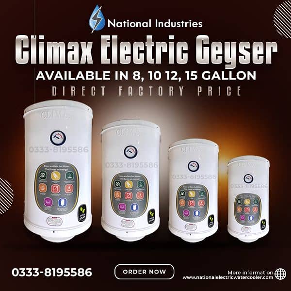 Climax Electric geyser /Electric heater /Energy saving geyser factory 0