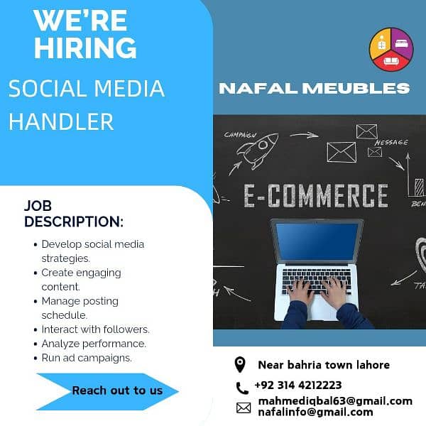 Social Media Handler, Sales Exective, Website developer, 0