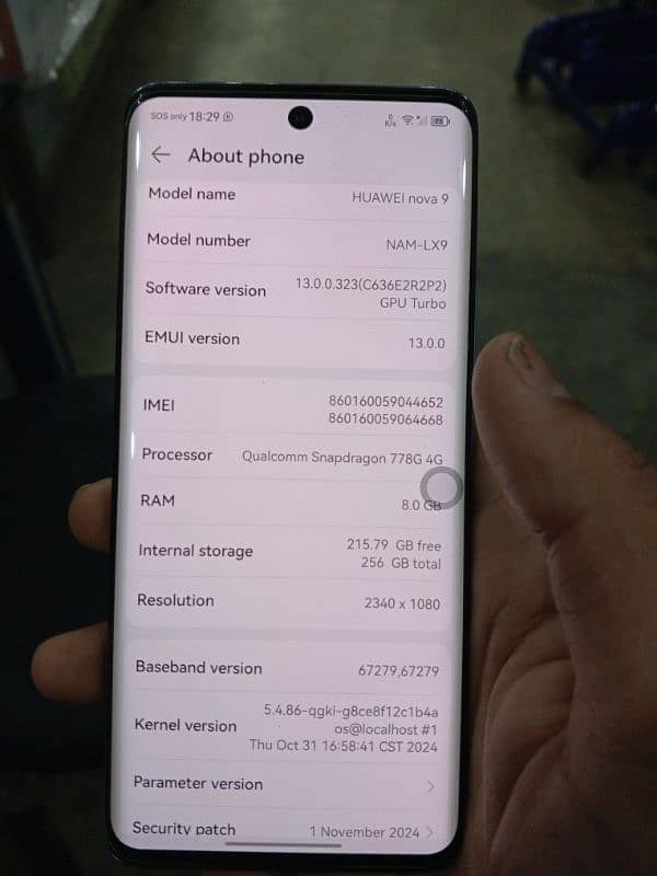 Huawei nova 9 non pta 11