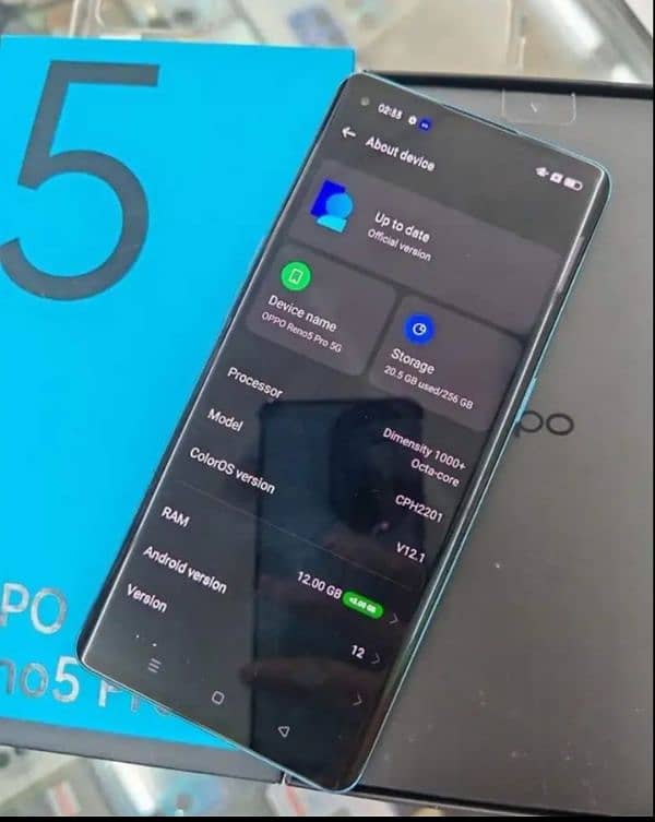 oppo Reno 5 pro 12/256 GB 03327127749 My whatsapp number 1