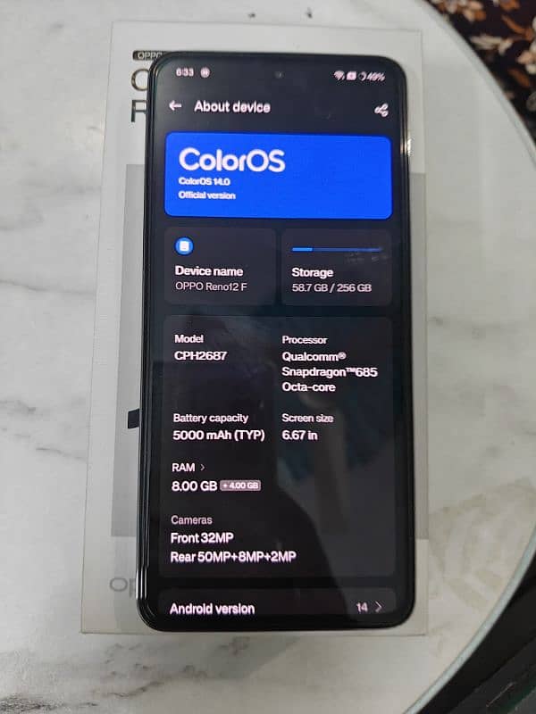 Oppo Reno 12F 1