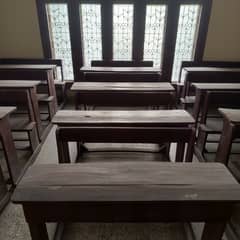 School benches