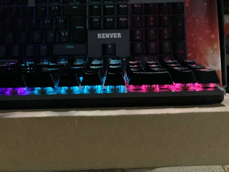 Mechanical keyboard (Wired) +R. G. B Lighting 12Functions 1