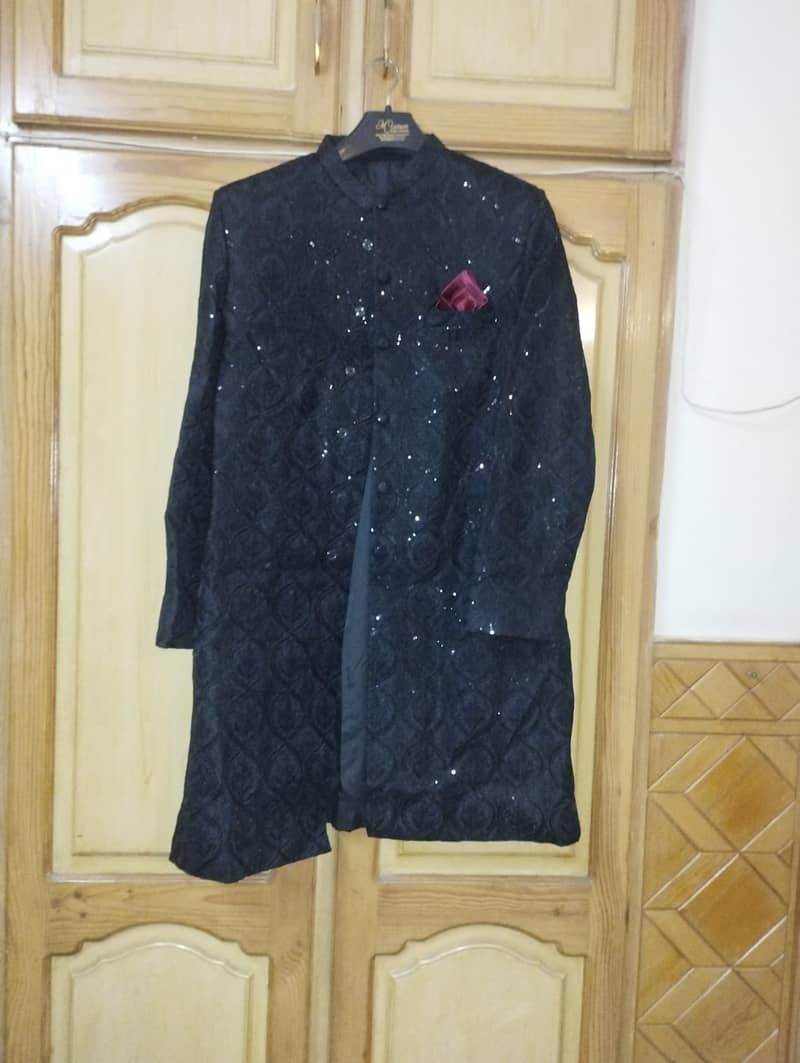 Dulha sherwani complete set with kulla and khussa 1