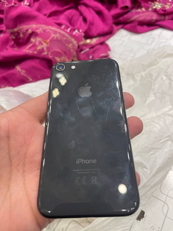 iphone 8 B. H 100% urgent sale condition 8.5/10 1