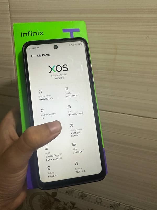 infinix hot 40 256gb 16gb ram 1