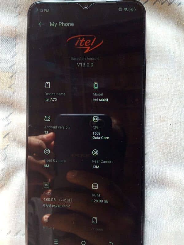 Itel A70 5