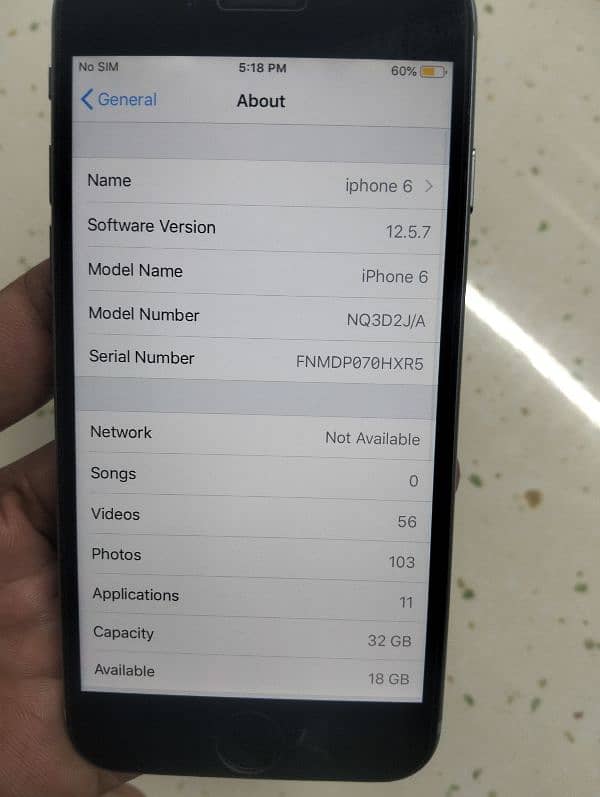 iPhone 6 for sale orgent 10.10 cundeshn non pta betrry health 100 0