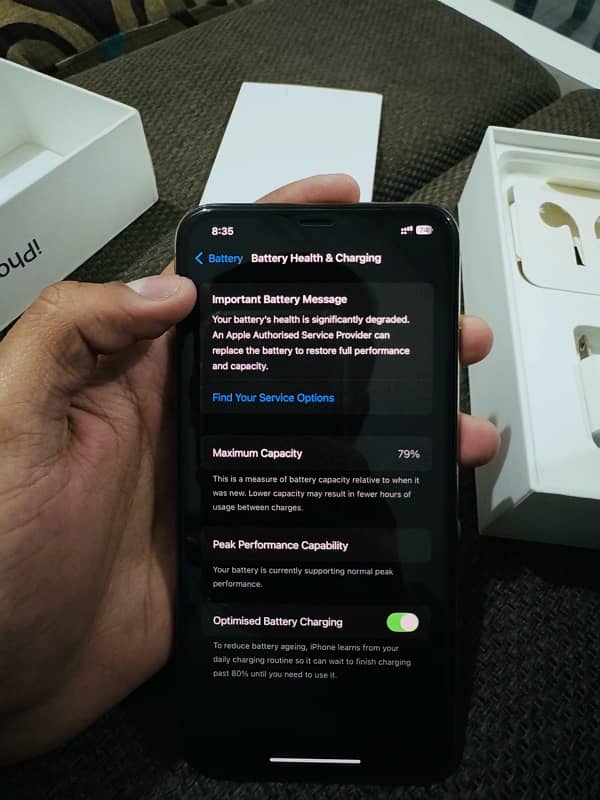 iphone Xs max 64gb PTA approved 8