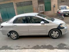 Honda city car available for rent with driver