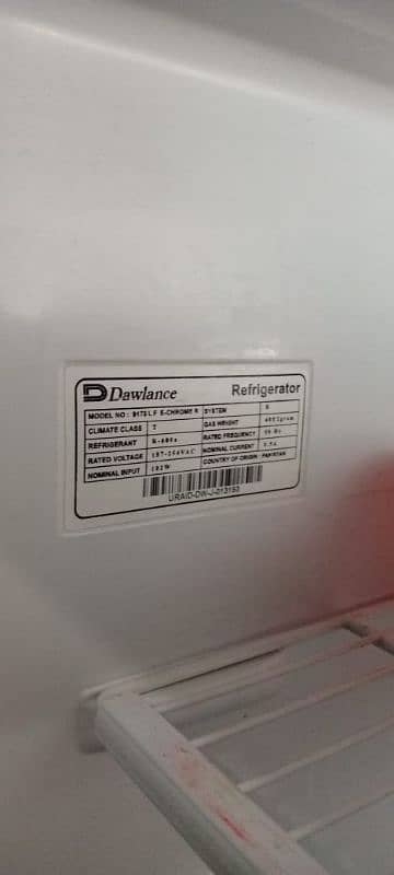 DAWLANCE FRIDGE 9178 LF E- CHROME  R 10