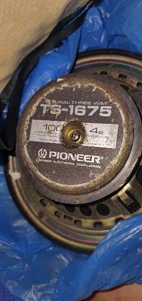 Pioneer Speakers 6.5 inch TS-1675 Coaxial 3 Way 100 Watts 4