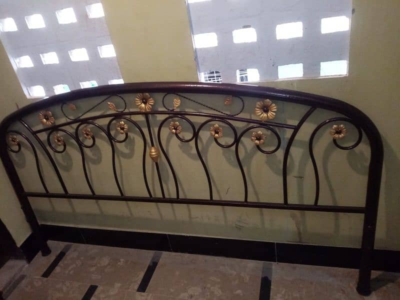 iron bed without mattress 5