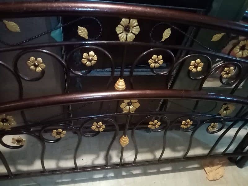 iron bed without mattress 9