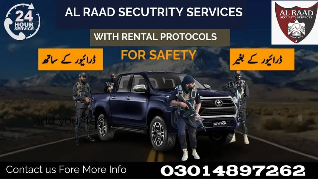 Vigo with Security Guard on Rent in Pakistan , Rent A Car & Protocol 1