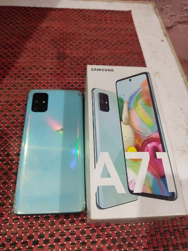 samsung a71 5g for sale panel dead non pta with box 1