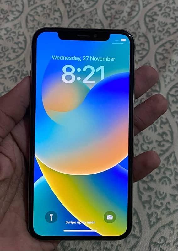 iPhone X 256GB PTA APPROVED (WHITE) 1