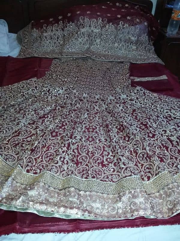 3pc unstitched Bridal Maxi 0