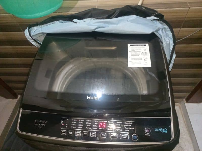 Used haier fully automatic machine 2month used mobile no 03352369236 5