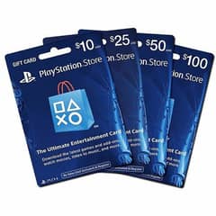 PS4 and ps5 cards available psn store