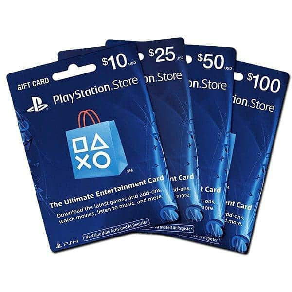 PS4 and ps5 cards available psn store 0