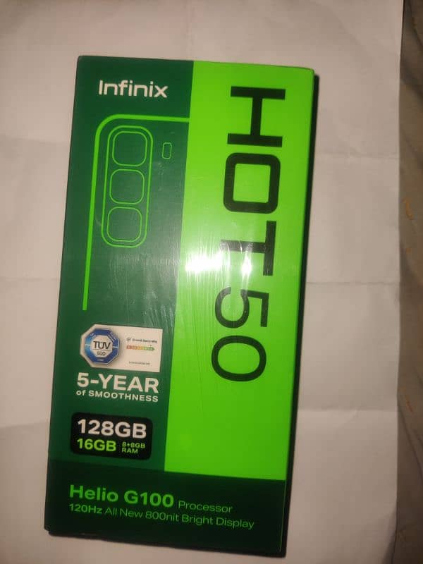 Infinix Hot 50 Brand New Box Packed Non Active. 0