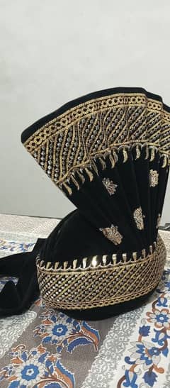 Embroidered Black Kulla