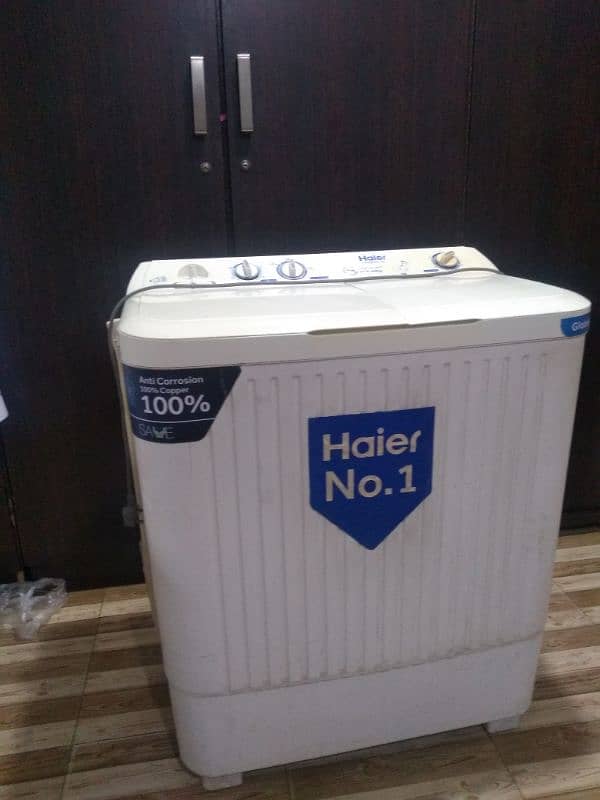 Haier washing machine Semiautomatic capacity 10kg 1