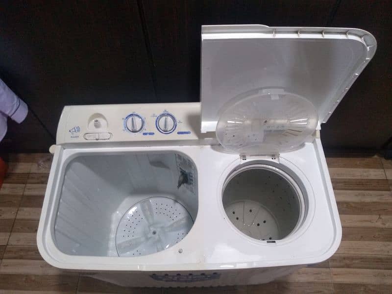 Haier washing machine Semiautomatic capacity 10kg 5