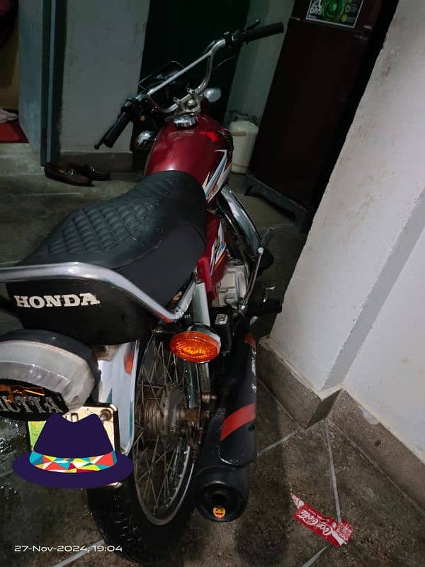 Honda125 2016 model red color 3