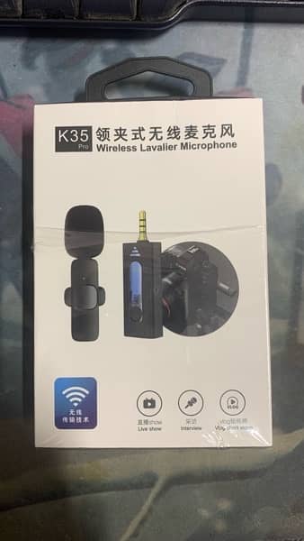 K35 wireless Microphone - 2 Collar Mic 0