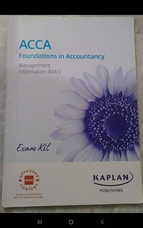 Acca Fa-1 and Ma-1 study text with kits 4