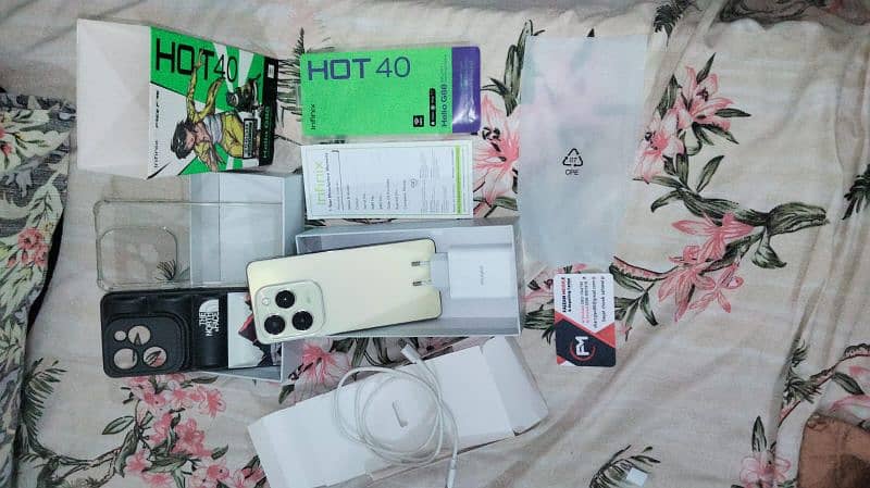 infinix hot 40 10/10 condition in 9months warranty 2