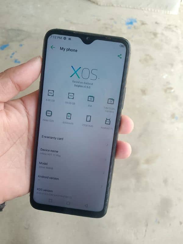 Infinix hot 11 paly 4/64 1