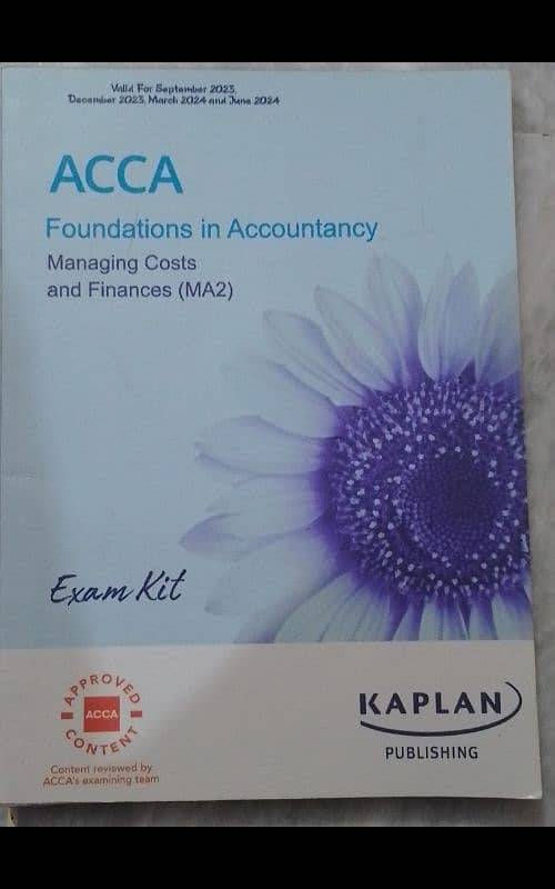 Acca books Fa-2 and Ma-2 4