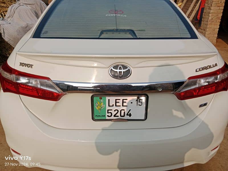 Toyota Corolla XLI 2015 16