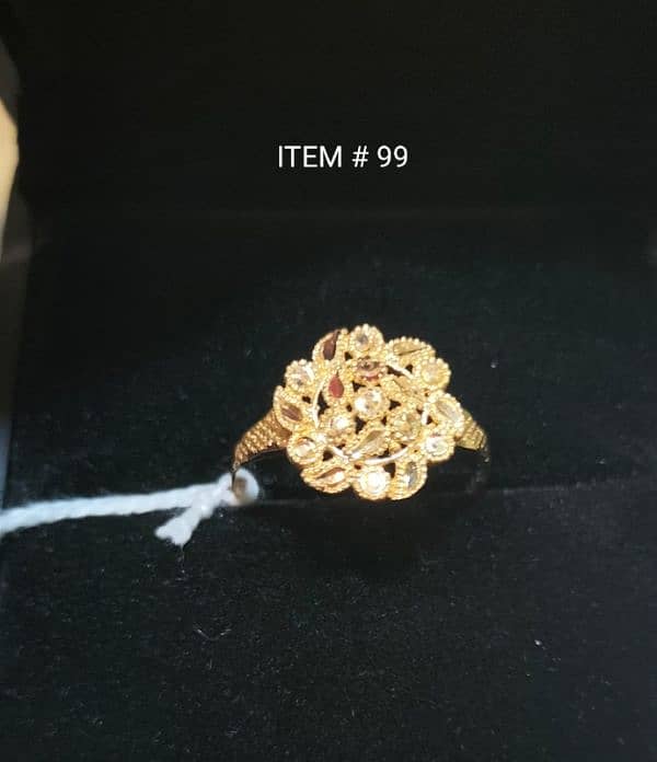 21k Guaranteed Gold Ring with new catalog designs. . 0