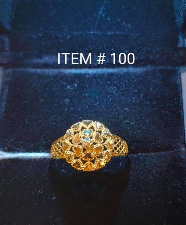 21k Guaranteed Gold Ring with new catalog designs. . 4