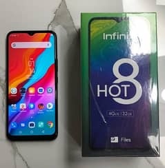 Infinix Hot 8 with Box Charger Handsfree