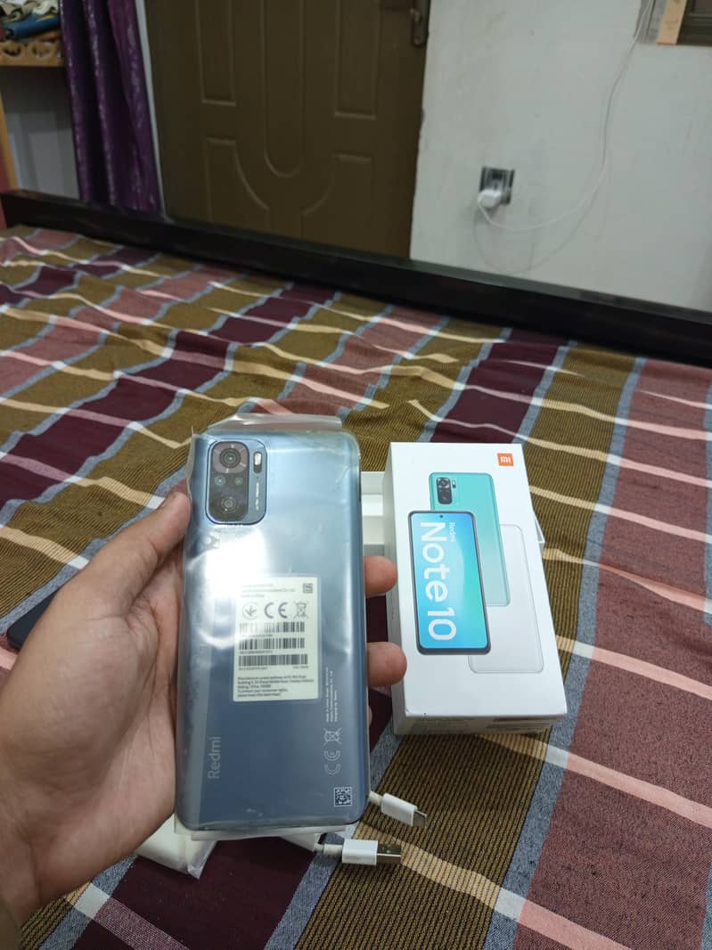 I'm Selling my Original Redmi Note 10 with complete box and charger. 1