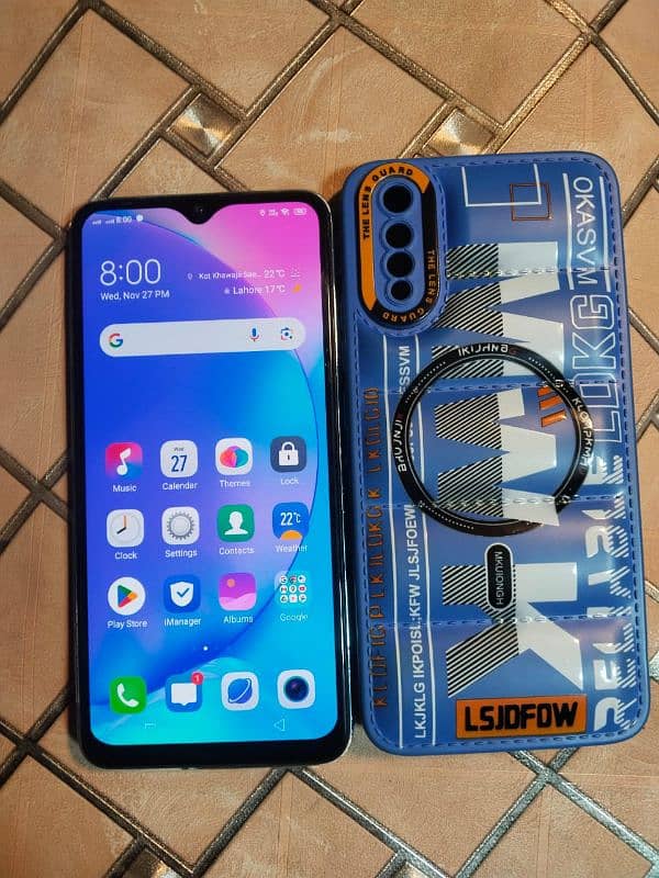 vivo s1 4 128. mobile all ok fingerprint full working 6